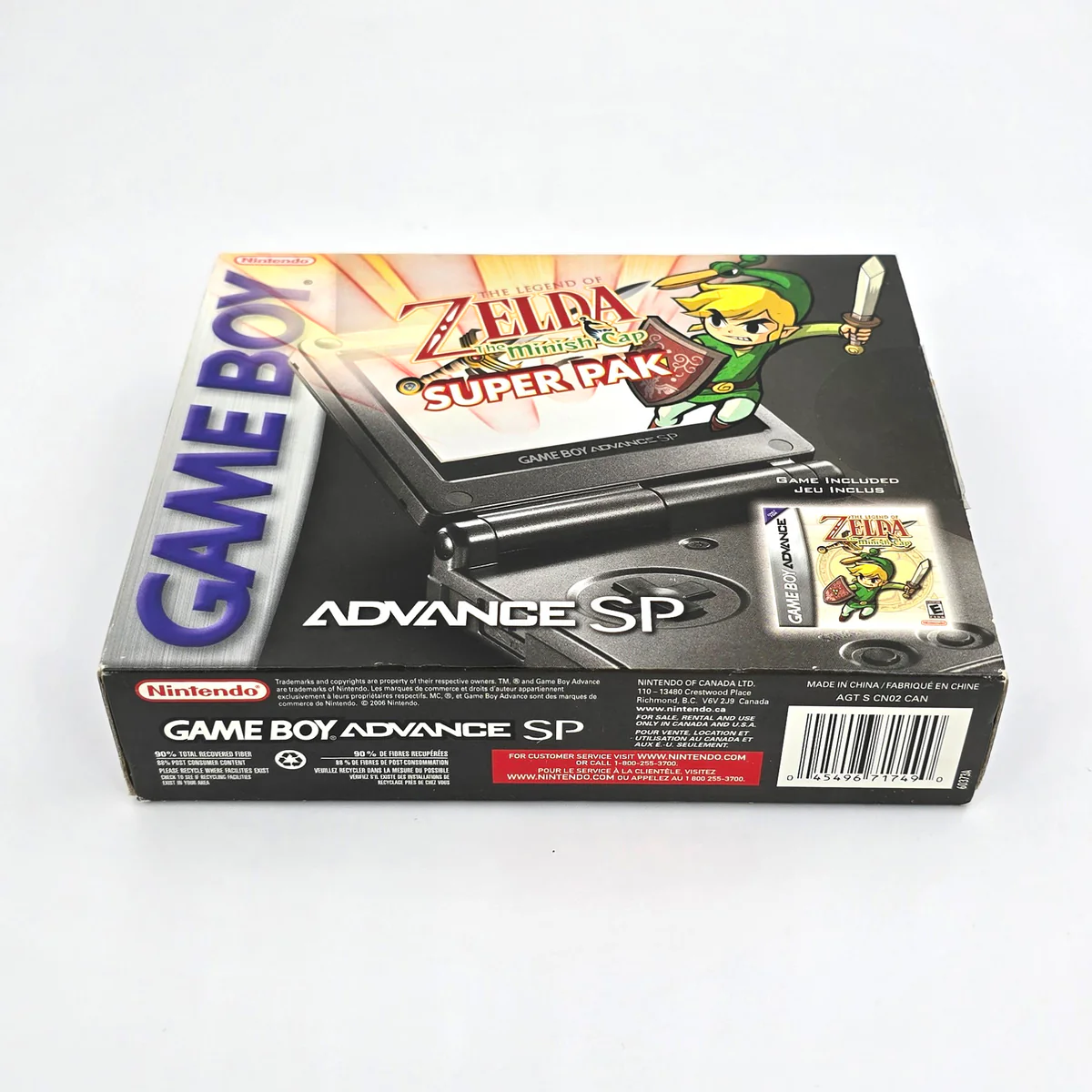 Game Boy Advance SP AGS 101 - The Legend of Zelda The Minish Cap