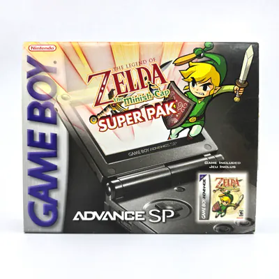 Game Boy Advance SP AGS 101 - The Legend of Zelda The Minish Cap Super Pak - Canada