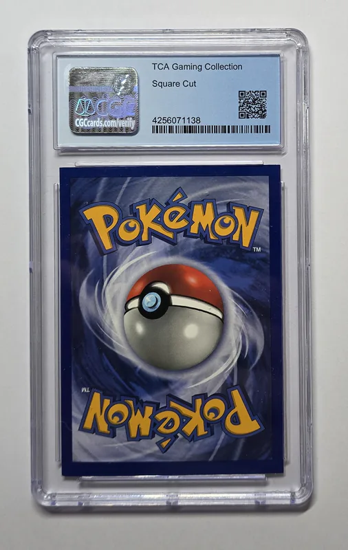 1999 Pokemon Base Set Holo Error Square Cut Mewtwo #10 CGC 9 - Immagine 2 di 2