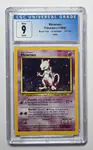 1999 Pokemon Base Set Holo Error Square Cut Mewtwo #10 CGC 9 - Miniatura 1