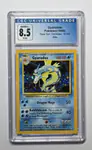 1999 Pokemon Base Set Holo Error Square Cut Gyarados #6 CGC 8.5 - Miniatura 1