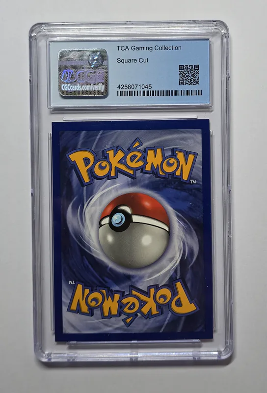 1999 Pokemon Base Set Holo Error Square Cut Gyarados #6 CGC 8.5 - Immagine 2 di 2