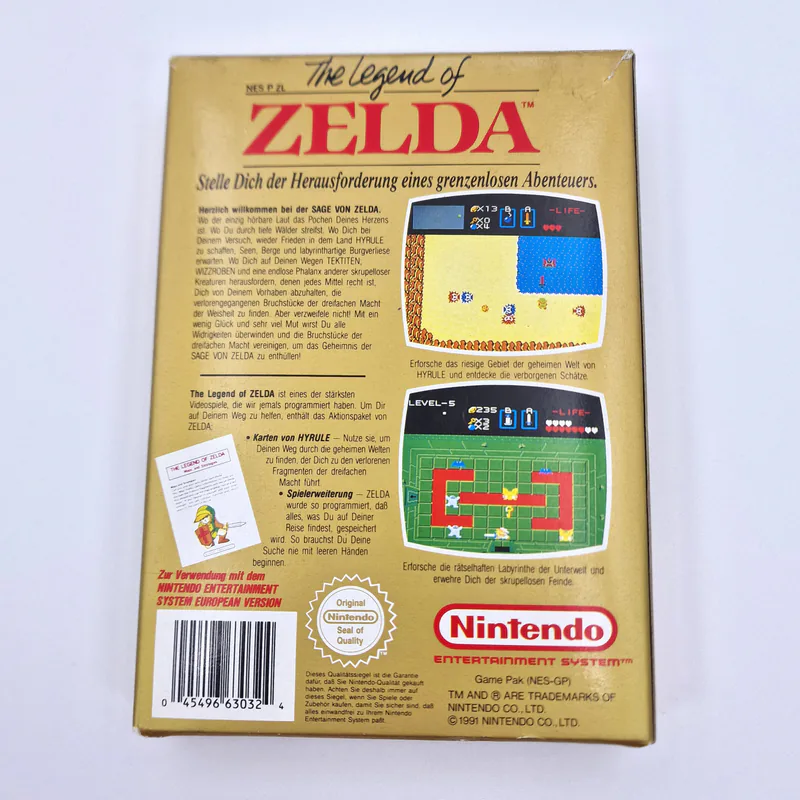 The Legend of Zelda NES NEZ-ZL-FRG-1 Switzerland/Austria - 이미지 2/20