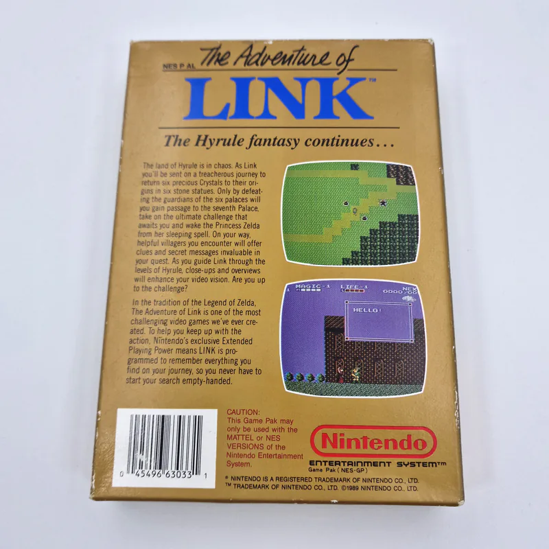 塞尔达二世 - 链接NES的冒险 (英国) Bandai (NES-AL-UKV-2) - 圖片 2/11