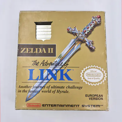 Zelda II The Adventure of Link - Small box European Version Oval Seal Quality (Sweden)
