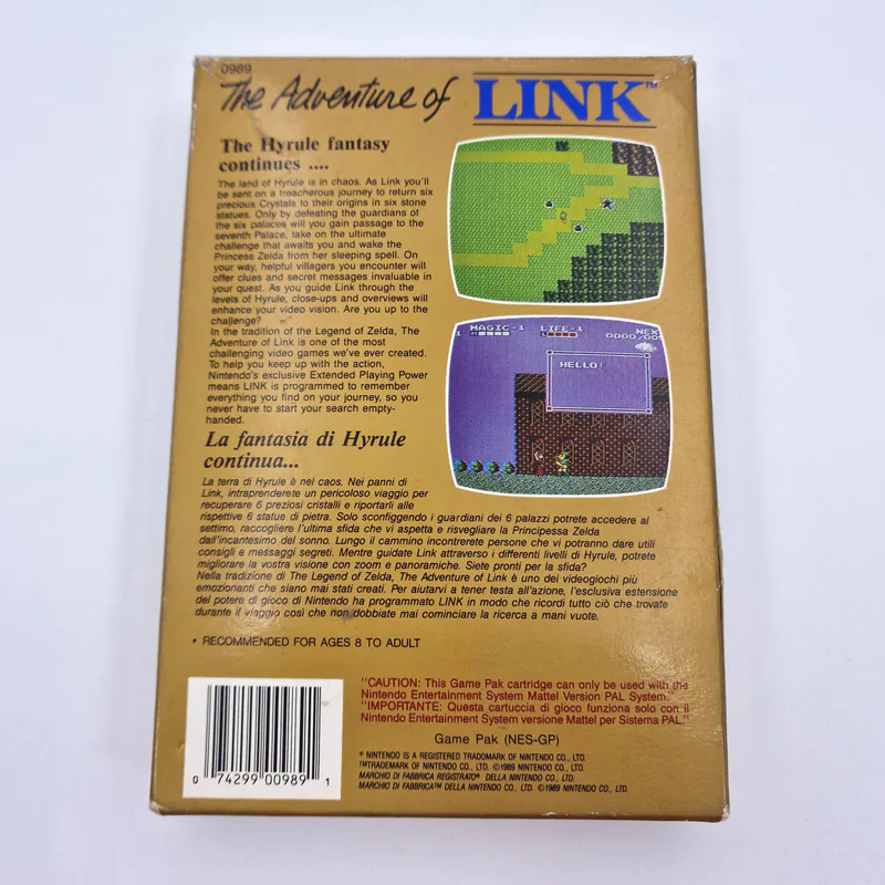 Zelda II: The Adventure of Link - Mattel Last Print (Australia) - 이미지 2/11