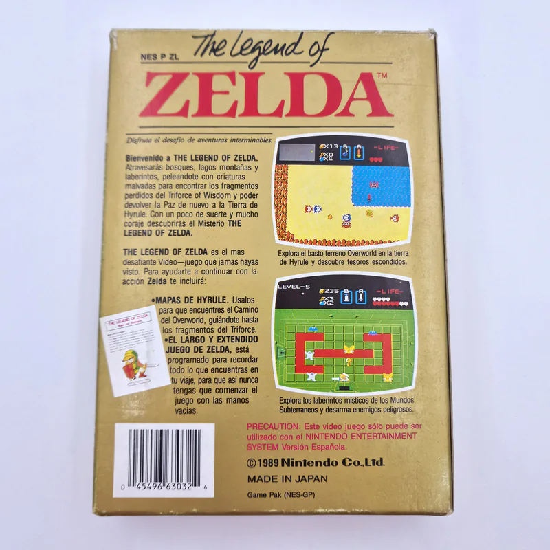 The Legend of Zelda NES Spanish Version (NES-ZL-ESP) - 이미지 2/9