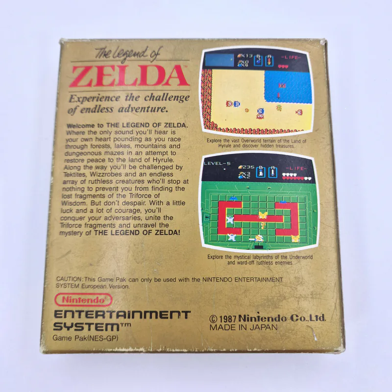 The Legend of Zelda NES - European Version Small Box 1st Print - 이미지 2/9