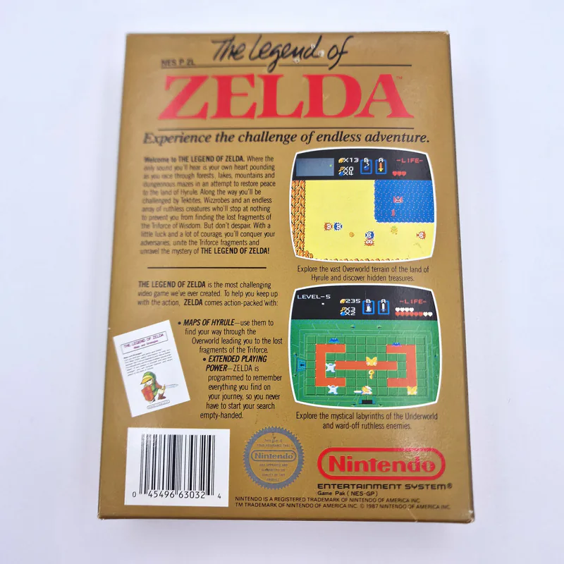 The Legend of Zelda NES REV-A Gray Round Nintendo Seal of Quality (United States) - 圖片 2/11