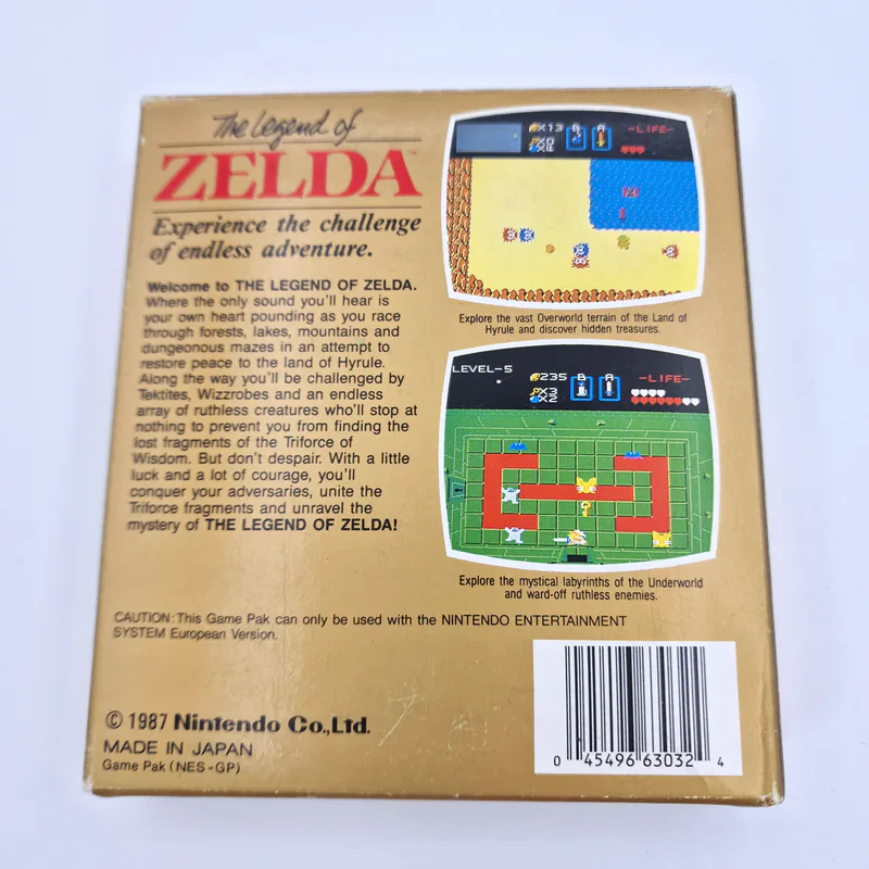 The Legend of Zelda NES Small Box Last Print (Sweden) Bergsala AB - 圖片 2/12
