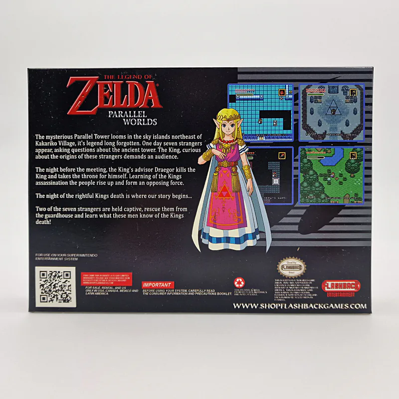 The Legend of Zelda Parallel Worlds (Flashback Entertainment) United States - European Version/Super Famicom - 이미지 2/11