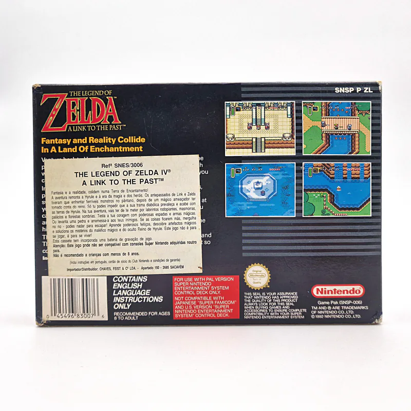 The Legend of Zelda A Link To The Past (Portugal) SNES GPS - 圖片 2/14