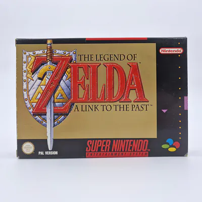 The Legend of Zelda A Link to The Past (Spain) 1st Print - ERBE Software - SNES PAL