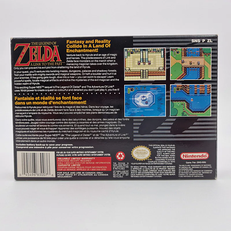 The Legend of Zelda A Link to The Past (Canada) English & French Version - 圖片 2/11