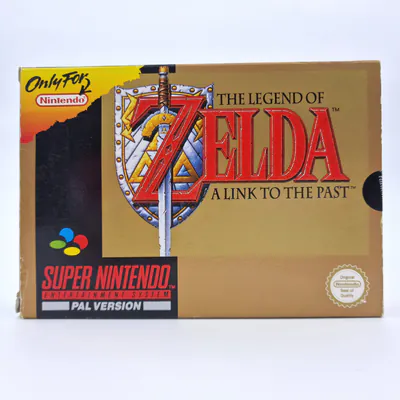 The Legend of Zelda A Link to The Past (Sweden) 2nd Print, Bergsala "Only for Nintendo" SNES PAL