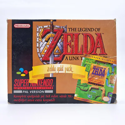 The Legend of Zelda A Link to The Past Gold Pack - SNES PAL Big Box