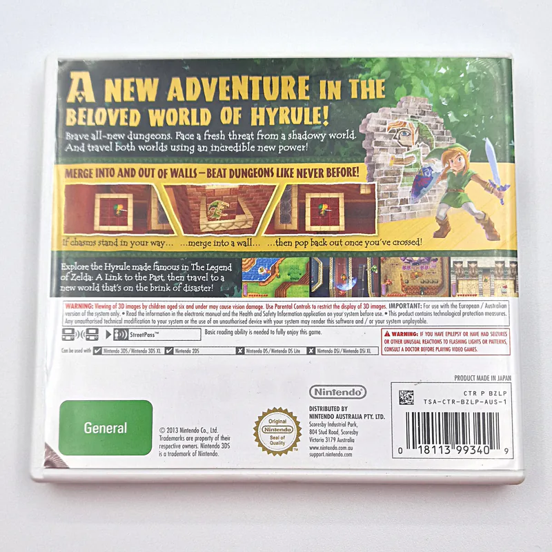 The Legend of Zelda a Link Between Worlds (Australia) 2nd Print, CIB - 圖片 2/4