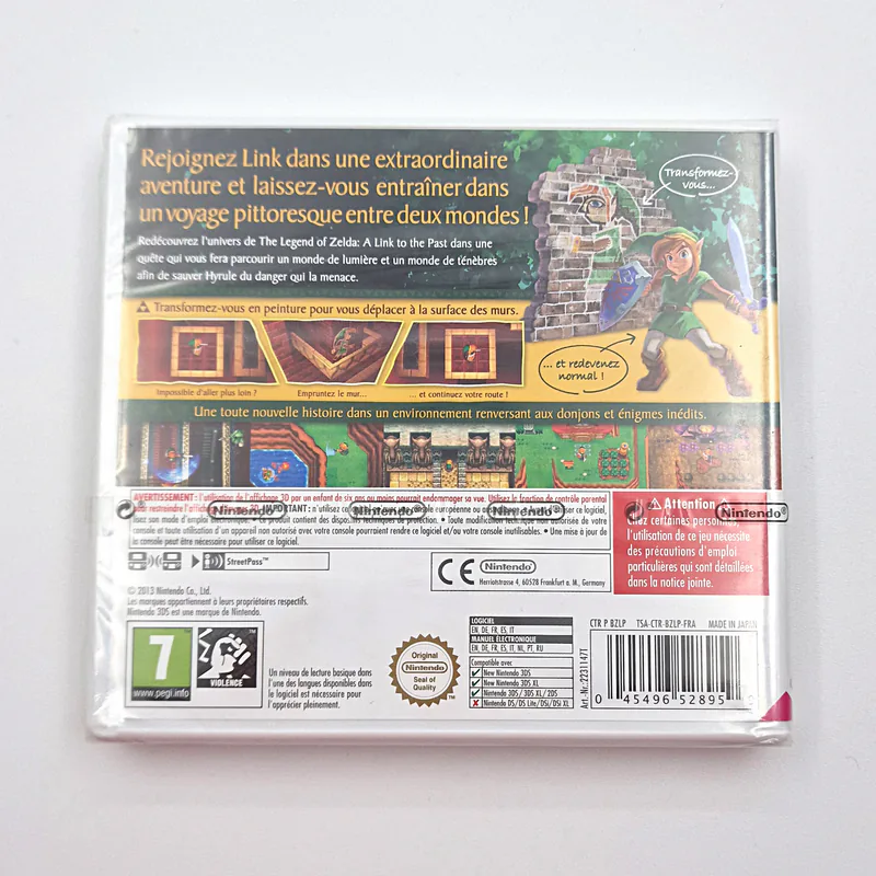 The Legend of Zelda a Link Between Worlds - Nintendo Selects (France) Nintendo 3DS, Sealed - 이미지 2/3