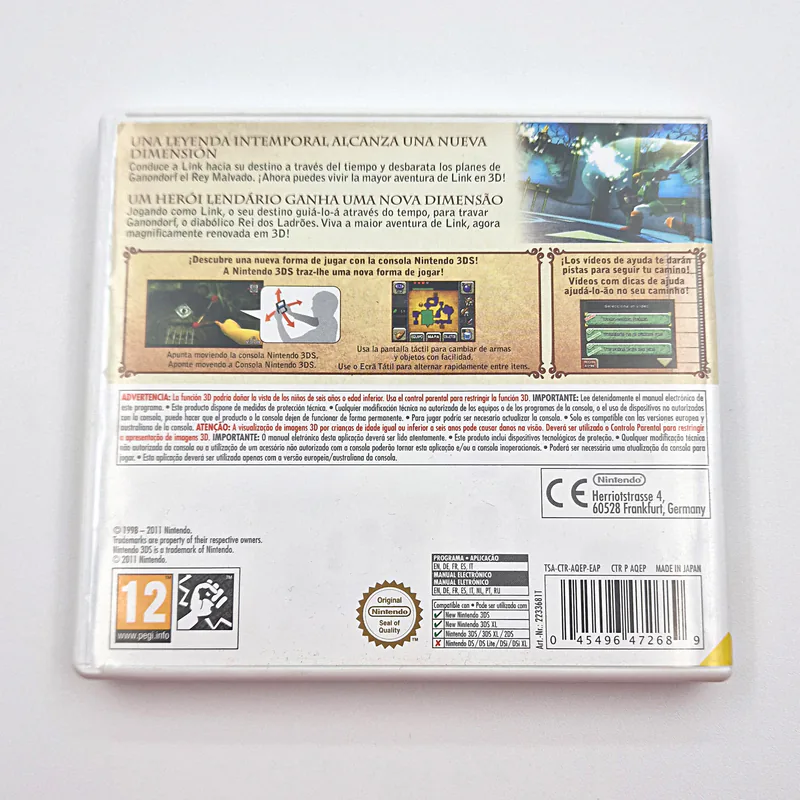 The Legend of Zelda Ocarina of Time 3D - Nintendo Selects (Spain/Portugal) 1st Print, Nintendo 3DS, CIB - 圖片 2/3
