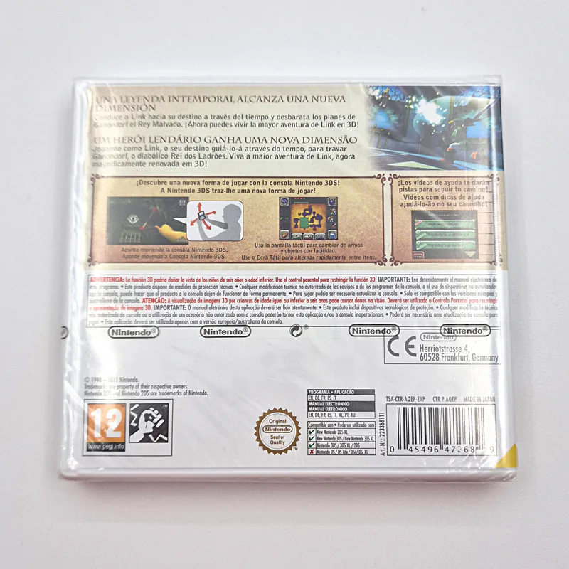 The Legend of Zelda Ocarina of Time 3D - Nintendo Selects (Spain/Portugal) 2nd Print, Nintendo 3DS, Sealed - Bild 2 von 3