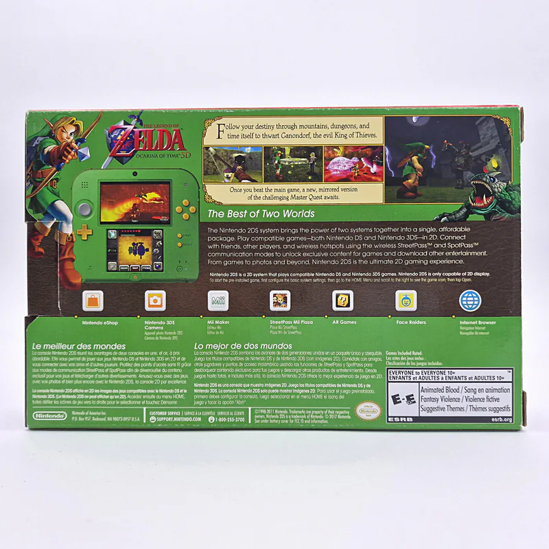 Nintendo 2DS - The Legend of Zelda Ocarina of Time 3D Limited Edition (United States), New  - 圖片 2/8