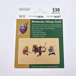 2011 The Legend of Zelda 25th Anniversary Limited Edition Gift Card, Nintendo eShop 2000 Nintendo Points - 縮圖 1