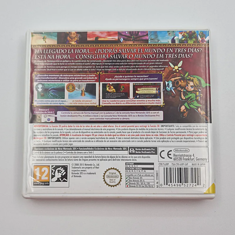 The Legend of Zelda Majora's Mask 3D (Spain/Portugal) 1st Print, CIB - 圖片 2/4