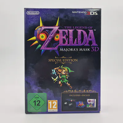 The Legend of Zelda Majora's Mask 3D Limited Edition (Europe) New, Nintendo 3DS