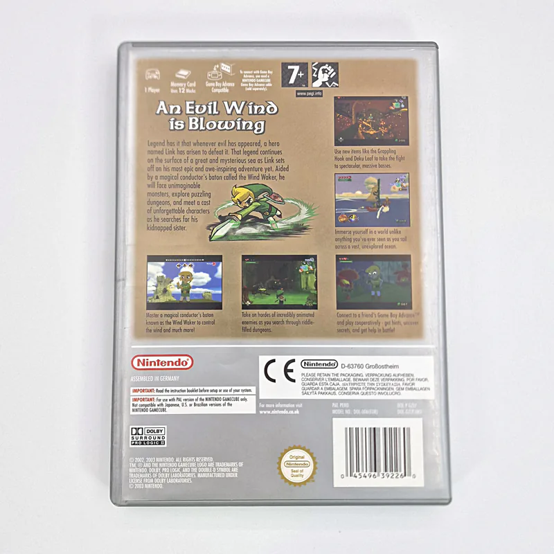 The Legend of Zelda The Wind Waker Player's Choice (United Kingdom) GameCube - 이미지 2/4