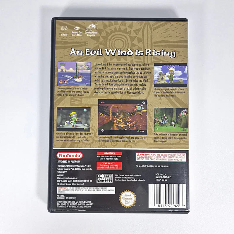 The Legend of Zelda The Wind Waker (Australia) GameCube - 圖片 2/4