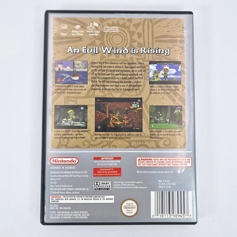 The Legend of Zelda The Wind Waker Player's Choice (Australia) GameCube - 圖片 2/4