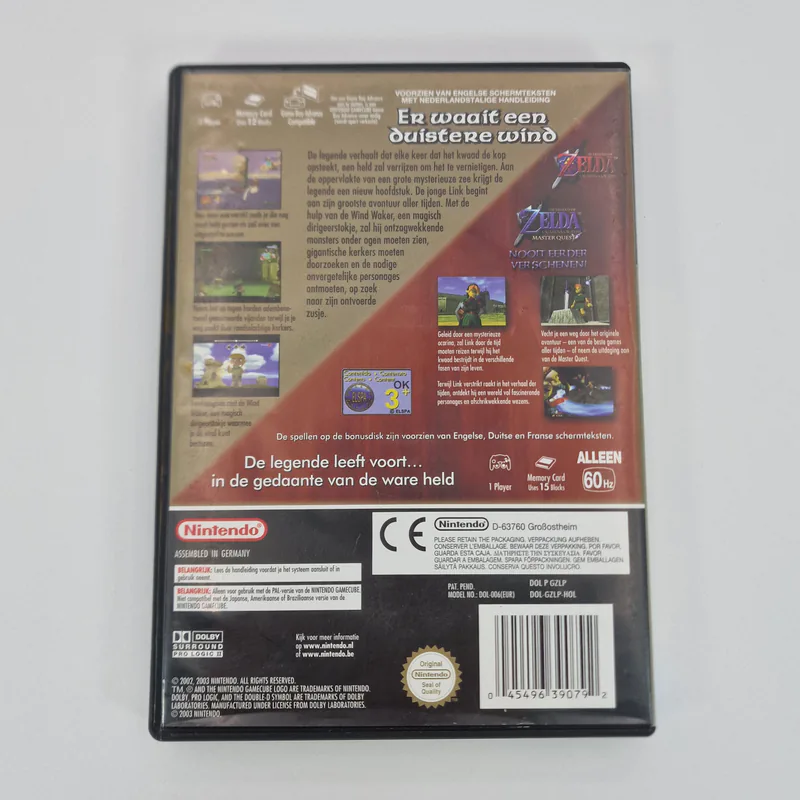 The Legend of Zelda The Wind Waker Limited Edition Black (Netherlands) GameCube - 이미지 2/4