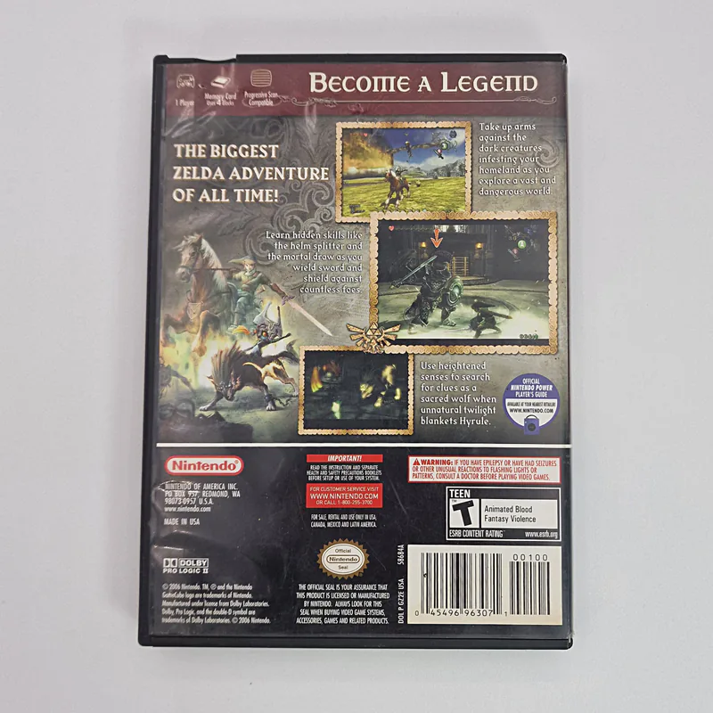 The Legend of Zelda Twilight Princess (United States) GameCube - 이미지 2/4
