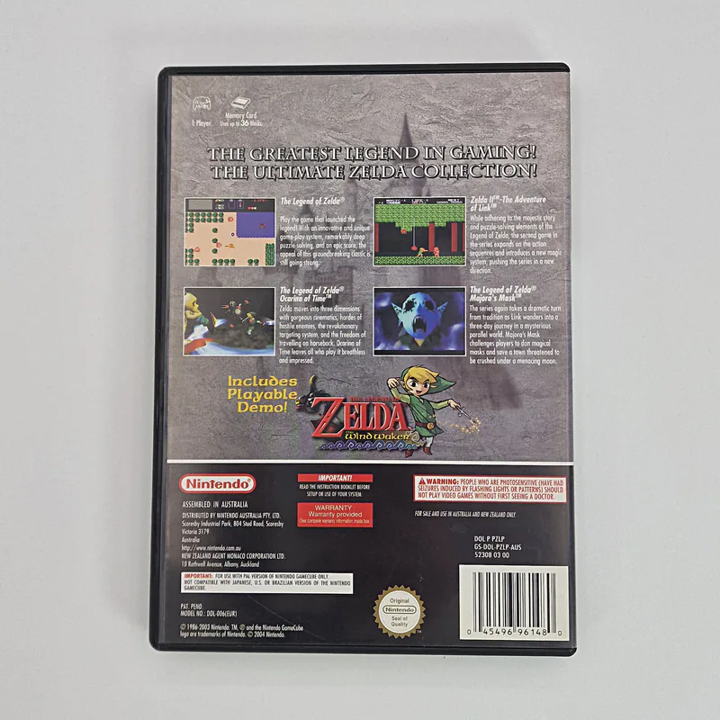 The Legend of Zelda Collector's Edition (Australia) GameCube - 이미지 2/4