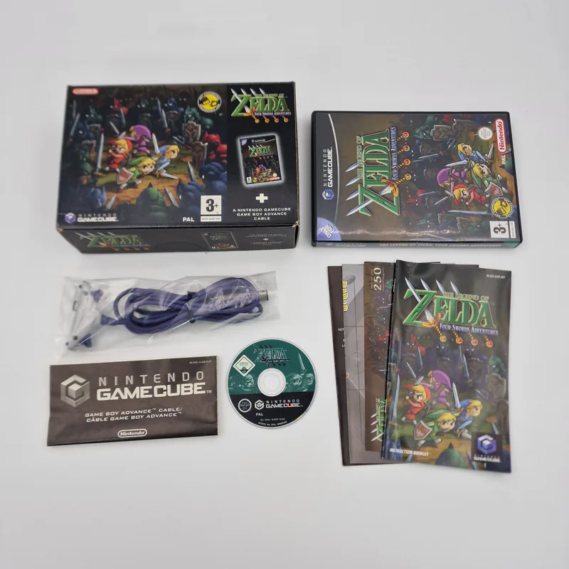 The Legend of Zelda Four Swords Adventures Big Box (United Kingdom) GameCube - 이미지 2/10