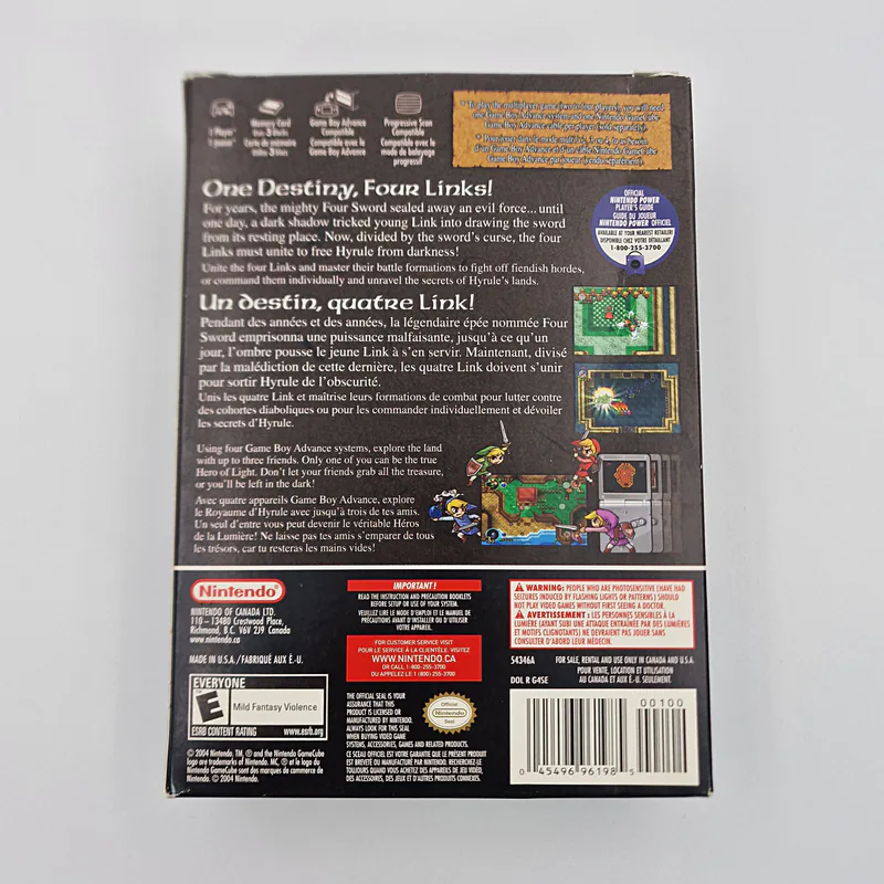  The Legend of Zelda Four Swords Adventures Big Box (Canada) GameCube, New - 이미지 2/14