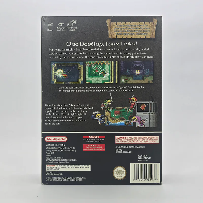 The Legend of Zelda Four Swords Adventures Big Box (Australia) GameCube - 이미지 2/8