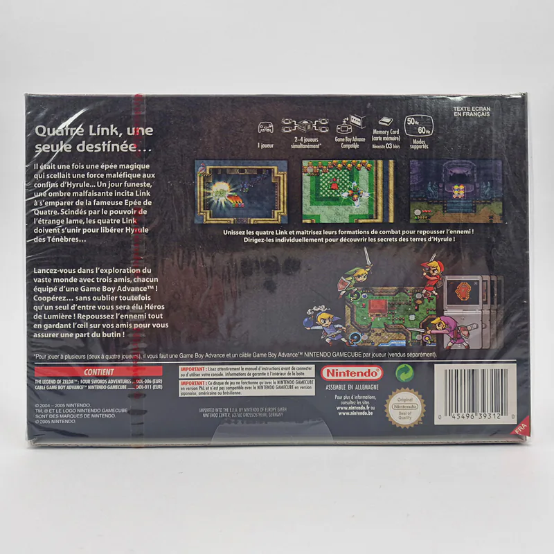 The Legend of Zelda Four Swords Adventures Big Box (France) Red Strip Sealed, GameCube - 圖片 2/8