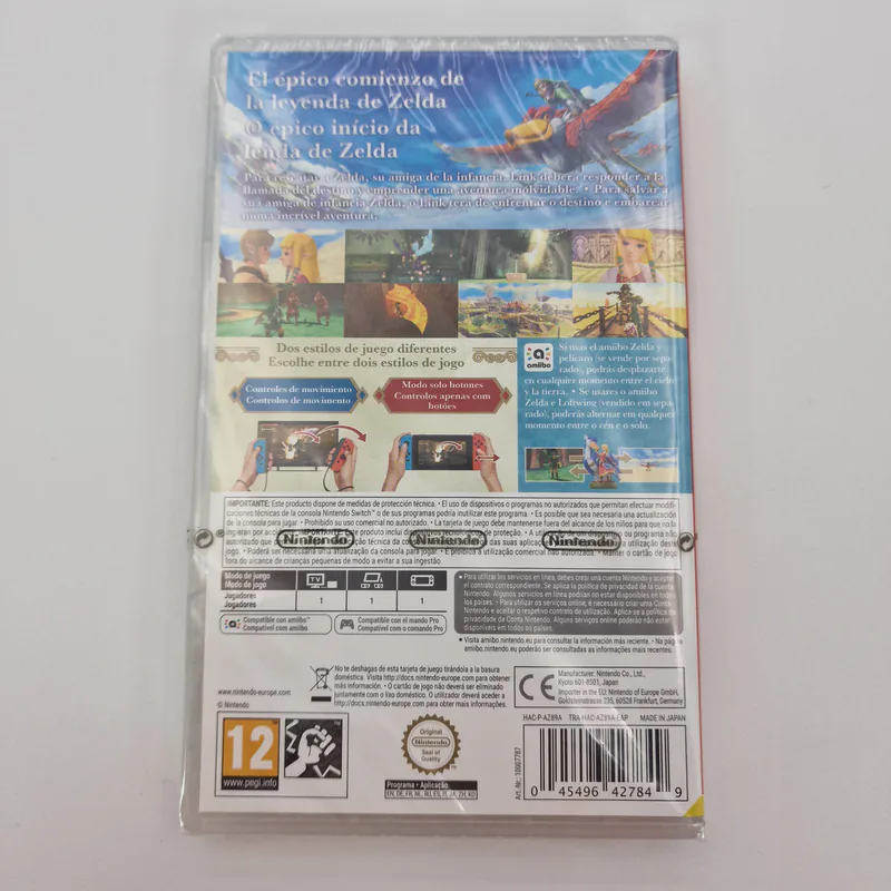 The Legend of Zelda Skyward Sword HD (Spain) 1st Print Sealed, Nintendo Switch - 이미지 2/3
