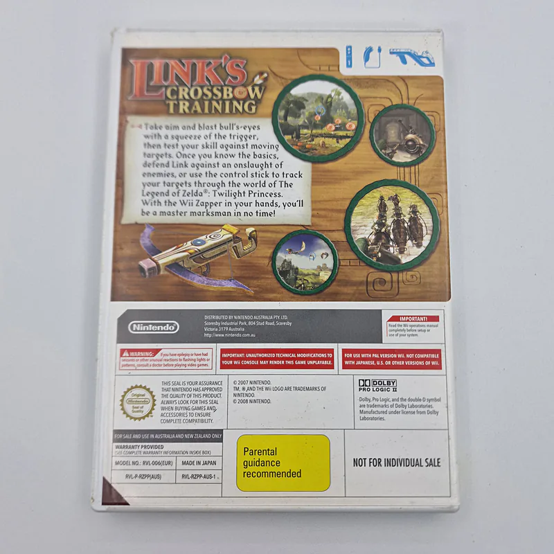 Link's Crossbow Training (Australia) Nintendo Wii, CIB NFR - 이미지 2/4