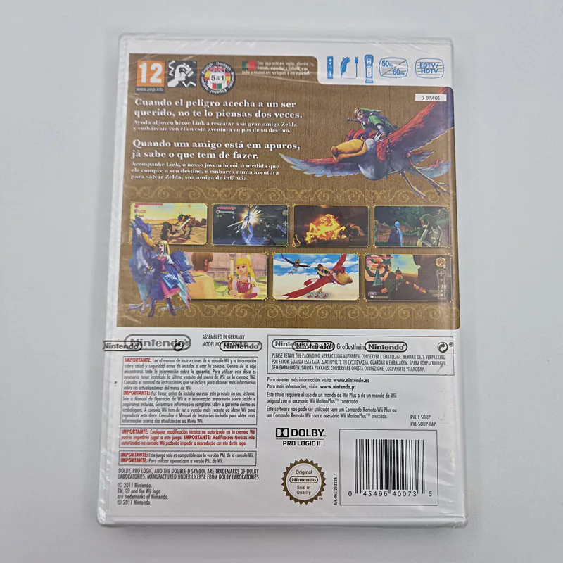 The Legend of Zelda Skyward Sword 25th Anniversary Limited Edition (Spain/Portugal) Nintendo Wii, Sealed - 圖片 2/5