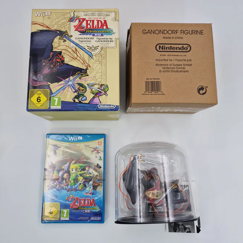 The Legend of Zelda The wind Waker HD Limited Edition (Europe) Nintendo Wii U, New - 圖片 2/13