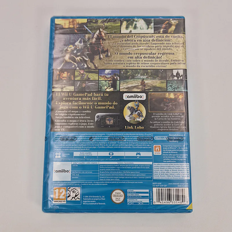 The Legend of Zelda Twilight Princess HD (Spain/Portugal) Nintendo Wii U, Sealed - 圖片 2/5