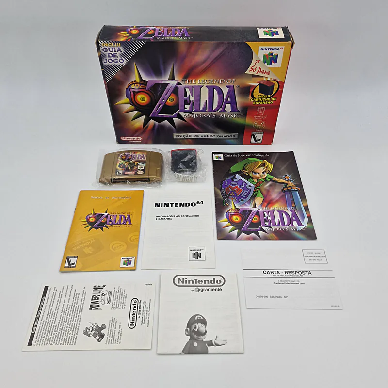 The Legend of Zelda Majora's Mask Big Box (Brazil) Nintendo 64, Gradiente - 이미지 2/20