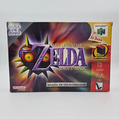 The Legend of Zelda Majora's Mask Big Box (Brazil) Nintendo 64, Gradiente