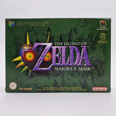 The Legend of Zelda Majora's Mask (Europe) Nintendo 64, CIB
