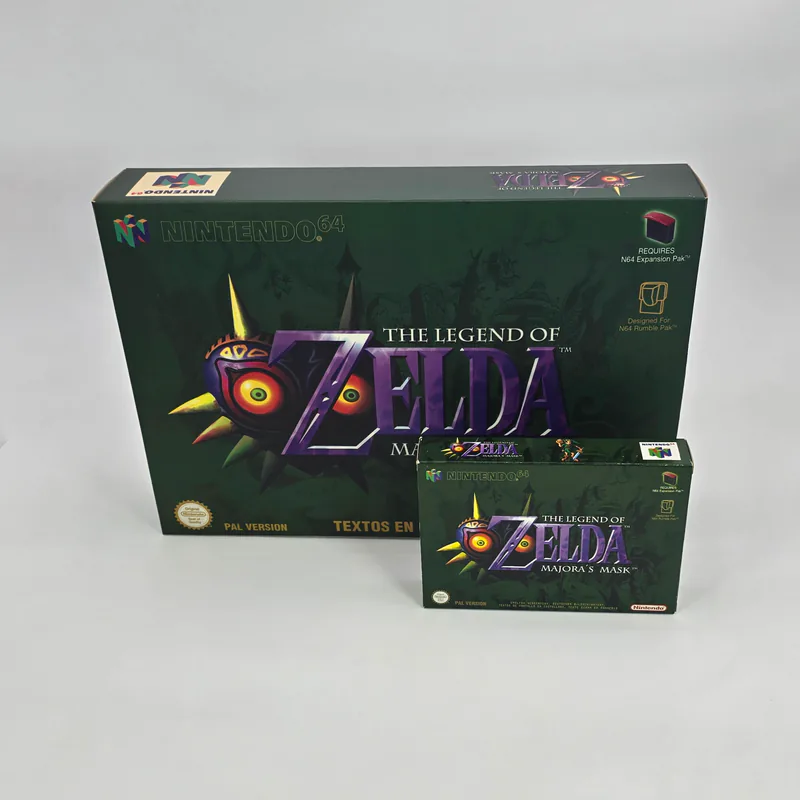 The Legend of Zelda Majora's Mask Big Box Store Display European Version (Spain) Nintendo 64 - 圖片 2/7