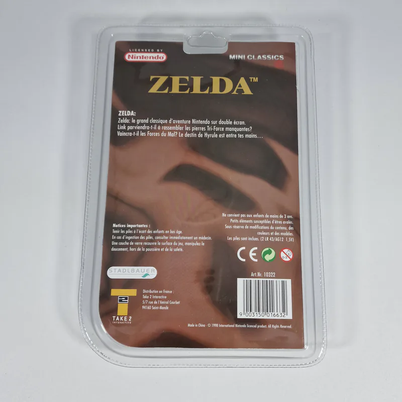 Nintendo Mini Classics Zelda (France) Brown Version, Sealed - 圖片 2/2