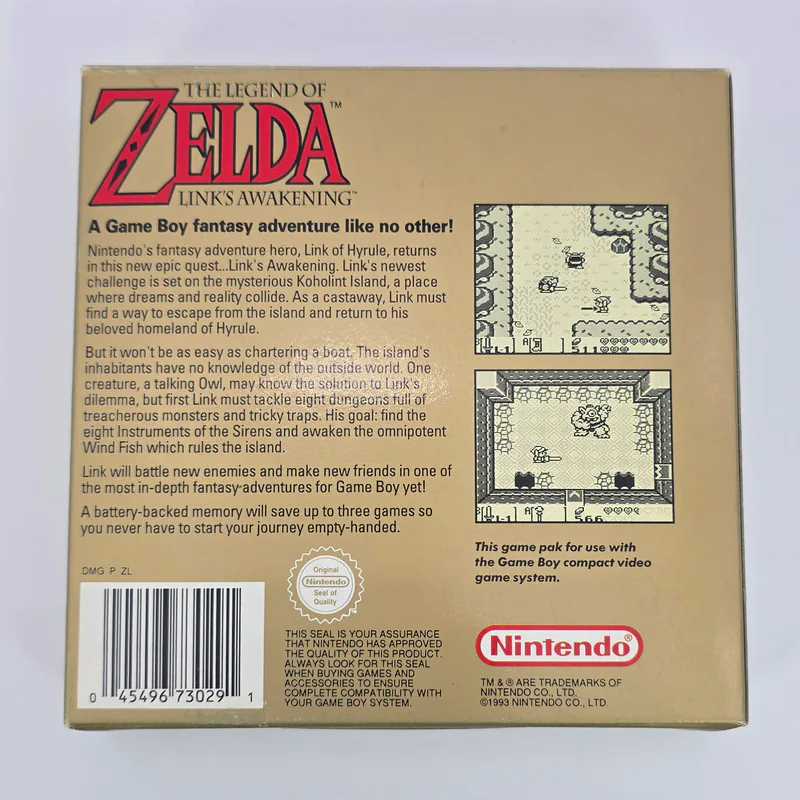The Legend of Zelda Link's Awakening (United Kingdom) Nintendo Game Boy, 2nd Print - The Games Ltd - 圖片 2/7