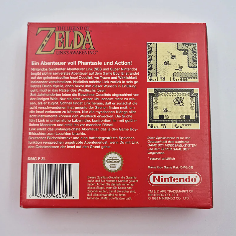 The Legend of Zelda Link's Awakening Classics Series (Germany) Nintendo, Game Boy - 이미지 2/8